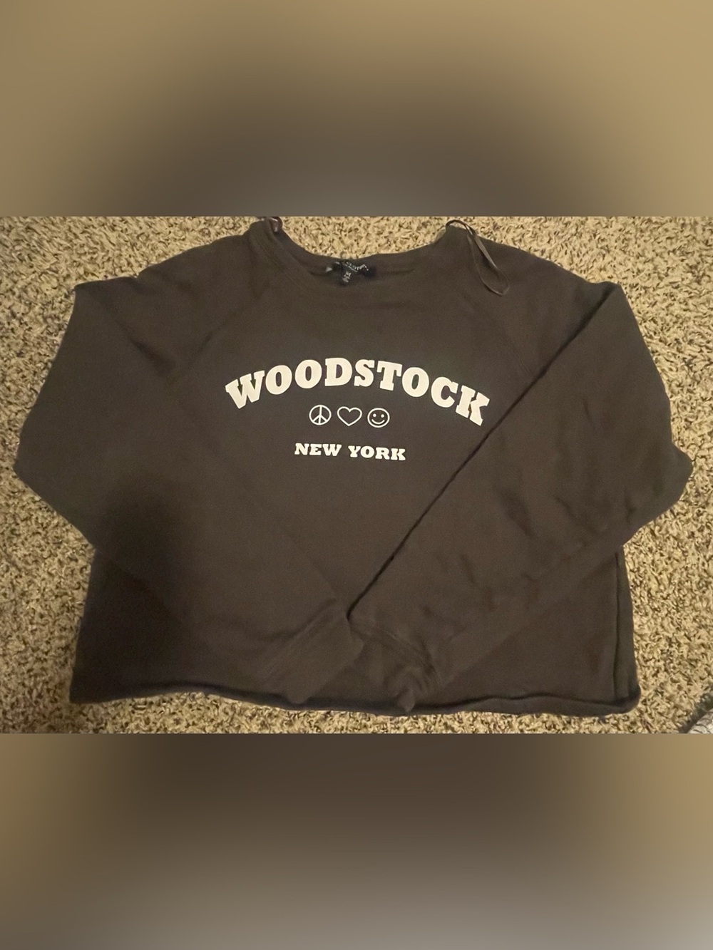 Woodstock New York Graphic Crewneck Sweatshirt